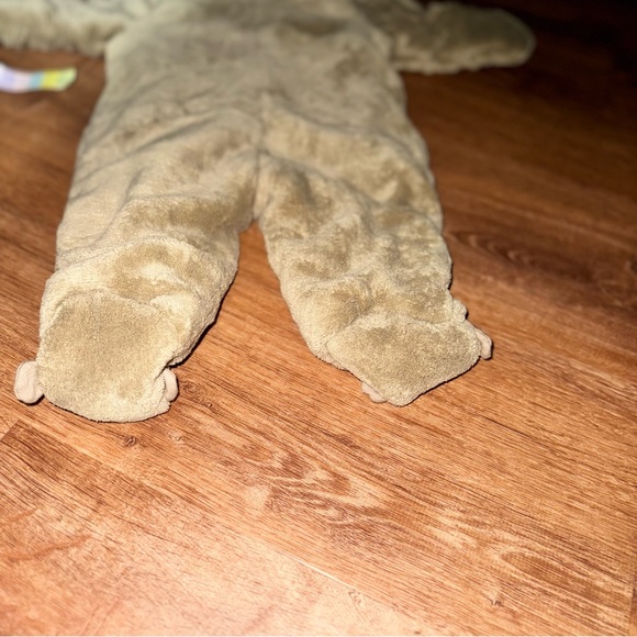 Little Wonders Unisex Baby Brown Bear Bunting Zip-up Hooded Soft Snowsuit NWT - Picture 12 of 15